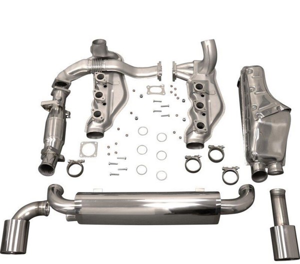 Set scambiatore di calore per scarico sportivo PORSCHE 964 Carrera 993 TÜV STAINLESS STEEL