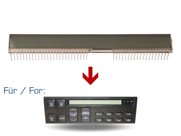 Painel de controle de climatização para LEXUS LS400 '90-'92 AC reparo de LCD de controle climático