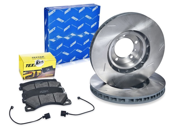 Brake discs + brake pads + WK for PORSCHE Panamera 970 3.0 3.6 4.8 S FRONT