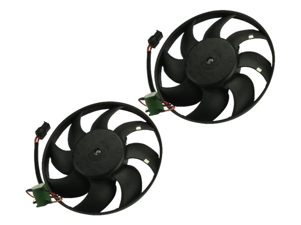 2x refroidisseur d'eau de ventilateur pour moteur de ventilateur PORSCHE 996 Carrera 4S turbo GT2