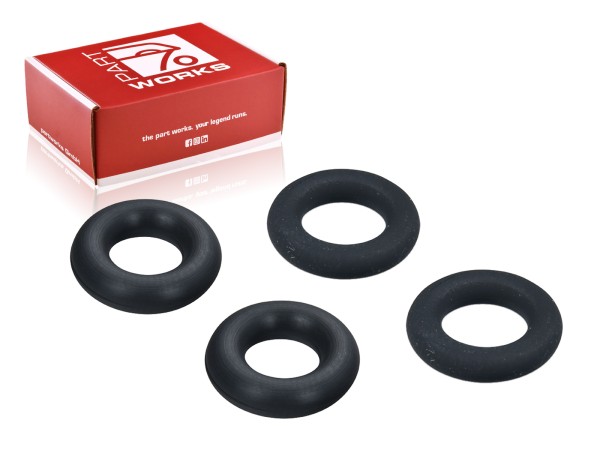 4x O-ring chain case oil bridge for PORSCHE 964 rubber sealing rings SET