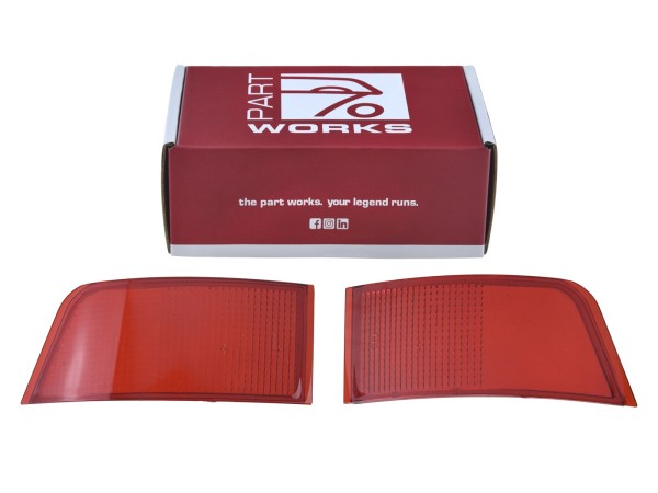 Vidro indicador para PORSCHE 924 944 indicador traseiro da luz traseira REAR RED L+R