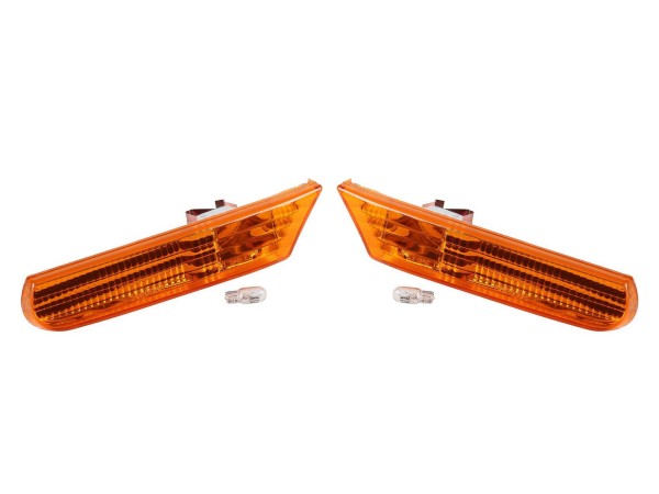 2x luzes indicadoras laterais para PORSCHE 986 996 L+R AMARELO