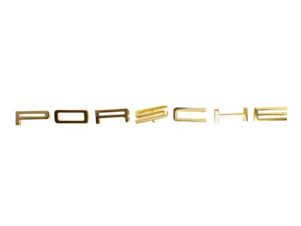 Scritta ORIGINAL PORSCHE 911 F fino al -'71 914 "Porsche" ORO