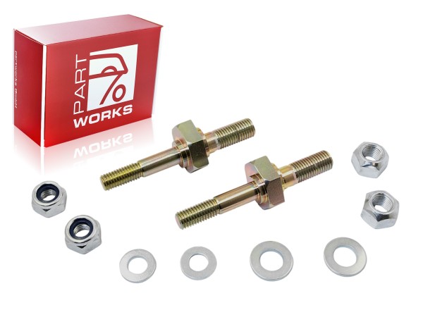 2x eccentric screws for PORSCHE 924 S 944 968 stabilizer double screws SET