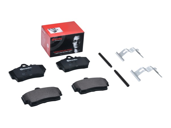 Brake pads + spring plates for PORSCHE 996 997 Carrera 986 Boxster REAR