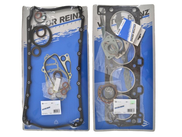 2x engine gasket set crankcase + cylinder head for PORSCHE 944 2.7