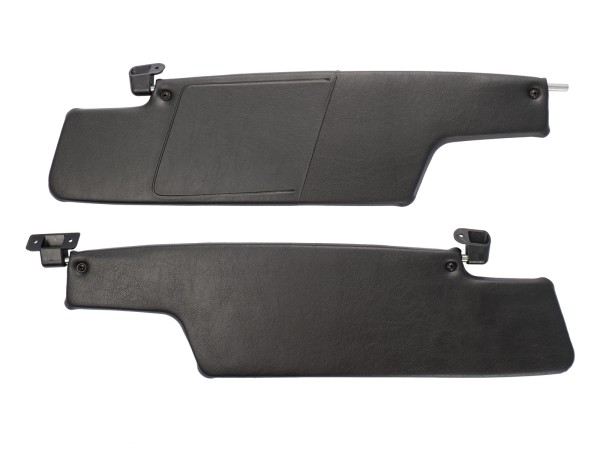 Sun visor for PORSCHE 914 without make-up mirror SET L+R BLACK