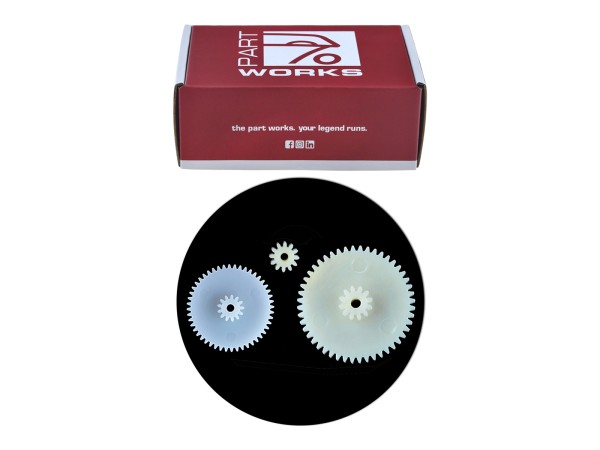 Speedometer gears for three-part electronic drive with 48x13 SET