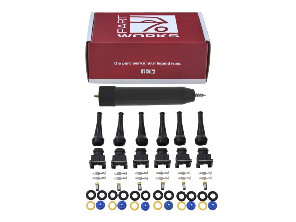 6x gasket set for BMW E28 525E 525i 528I 535i injection nozzle seals filter