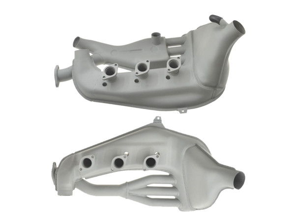 2x trocador de calor para PORSCHE 911 F G 2.4 2.7 com MFI SET