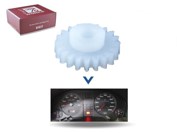 E20 Instrument cluster gear for AUDI 90 B3 Type 89 Coupé S2 speedometer repair