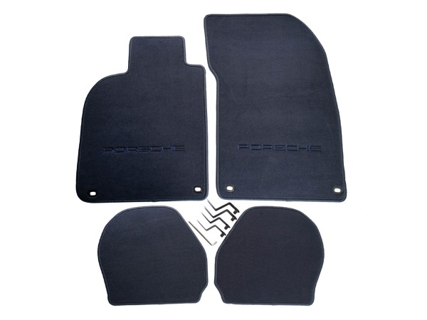 Tapis de sol ORIGINAL PORSCHE 964 993 tapis BLEU NUIT