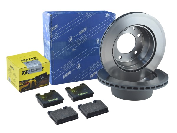 Brake discs + brake pads for PORSCHE 911 2.7 3.0 SC Carrera 930 REAR