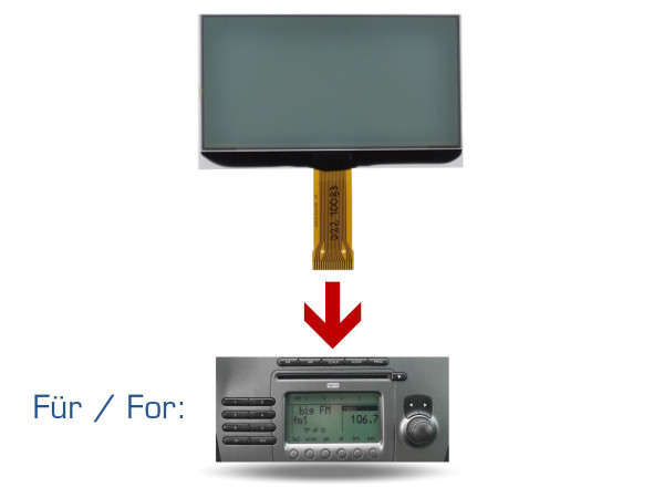 Display Navigationssystem für Seat Altea Leon Toledo Bordcomputer Radio LCD