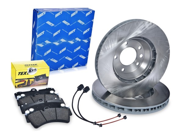 Brake discs + brake pads + WK for PORSCHE 955 957 9PA FRONT