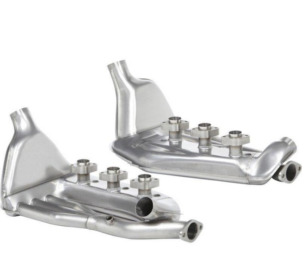 2x trocador de calor para PORSCHE 911 G 3.0 SC US com KAT STAINLESS STEEL SSI SET