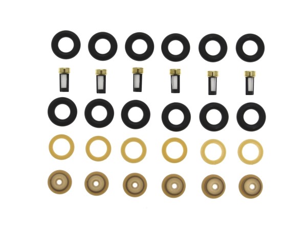 6x gasket set for PORSCHE 964 993 injection nozzles gaskets + filter