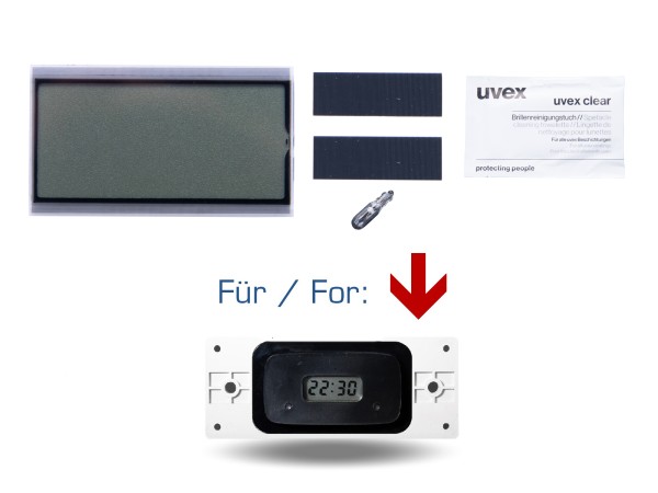 Display digital clock for PORSCHE 928 S4 GT clock LCD repair