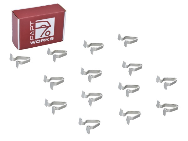 14x clips moldura para PORSCHE 911 F G 964 993 914 puerta eje clips