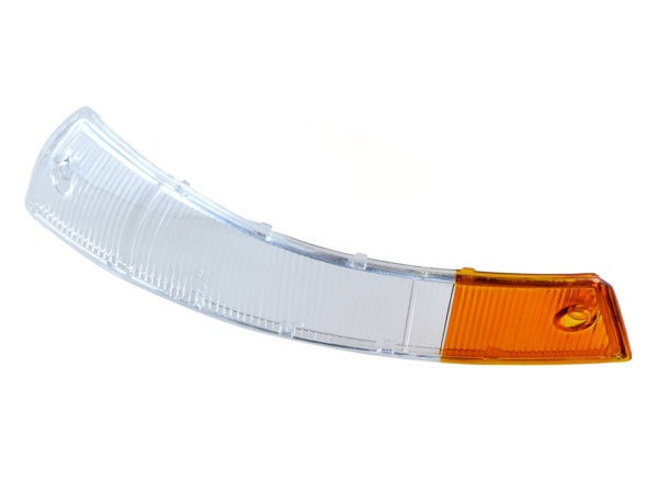 Cristal intermitente para PORSCHE 911 F SWB 2.0 -'68 Intermitente DELANTERO BLANCO NARANJA IZQUIERDO