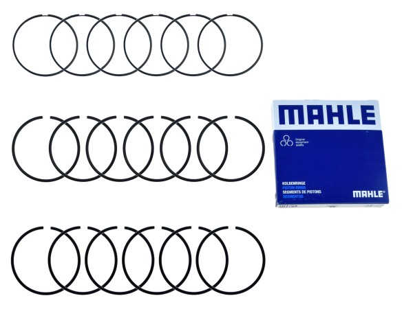 6x segments de piston pour PORSCHE 911 2.7 Carrera jeu de segments de raclage d'huile