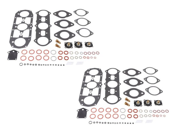 2x carburettor gasket set for PORSCHE 911 T 2.0 2.2 2.4 Zenith 40 TIN SET of 2