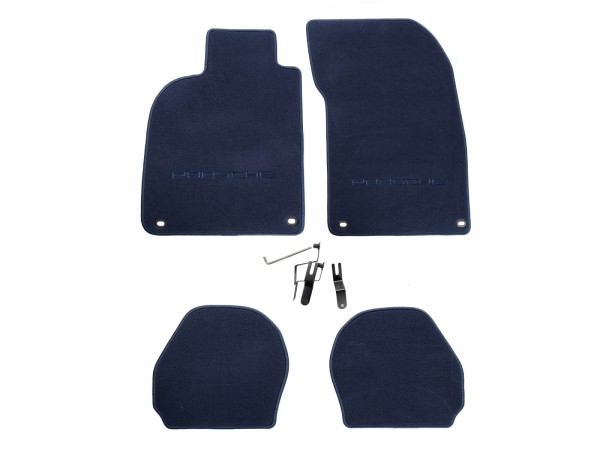 Tapis de sol ORIGINAL PORSCHE 964 993 tapis BLEU MARINE