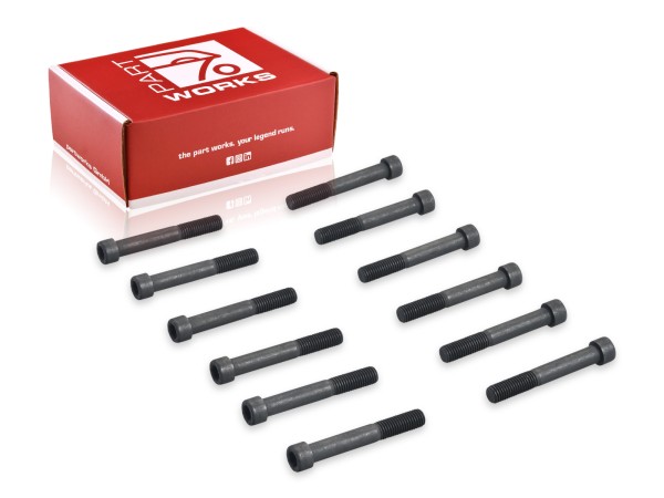 12x schroeven tuimelaaras voor PORSCHE 911 F G SC Carrera 930 964