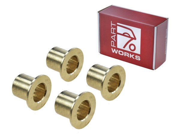 4x buchas porta dobradiça para PORSCHE 911 F SC 964 993 bronze bucha porta