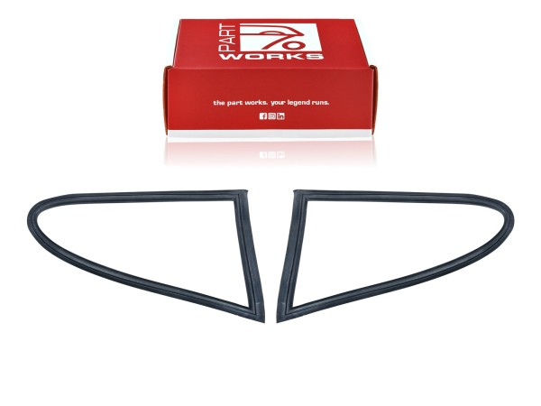 Juntas ventana triangular para PORSCHE 911 G a partir del '87- 964 Coupé TRASERA L+R