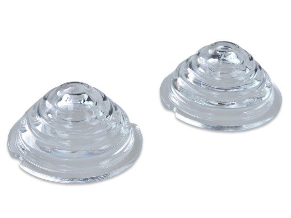 2 vidros indicadores para PORSCHE 356 356 A '52 -'56 FRONT WHITE GLASS