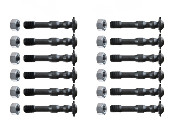 12x connecting rod bolts + connecting rod nuts for PORSCHE 911 F 2.0 1.6 912