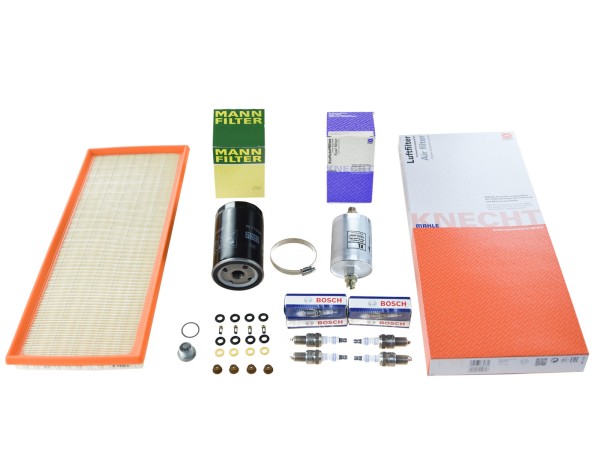 Inspection kit for PORSCHE 968 Spark plugs Oil filter Air filter