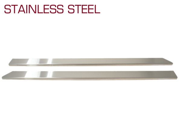 2x door sill strip for PORSCHE 911 F G SC 964 door carpet strip stainless steel