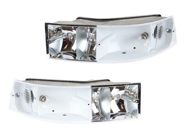 2x caixa de luz traseira para PORSCHE 911 F G 930 de '69 - luz traseira R+L METAL