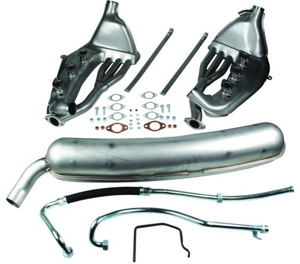 Kit d'échappement échangeur thermique pour PORSCHE 911 G 2.7 3.0 échappement sport 60mm INOX