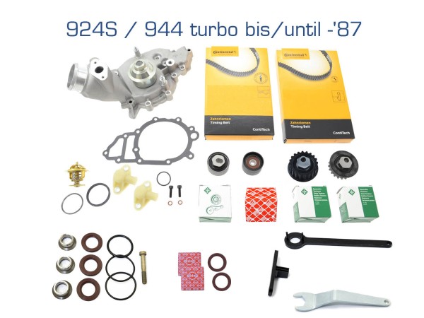 Kit de inspeção de rolos de ferramentas para bomba de água para PORSCHE 924 S 944 Turbo -'87