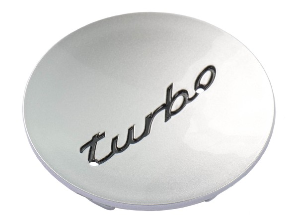 1x tampa do cubo da roda ORIGINAL PORSCHE 911 996 Turbo SILVER CONCAVE