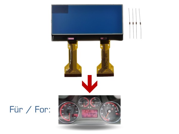 Display computer di bordo per Alfa Romeo 147 display informativo tachimetro quadro strumenti