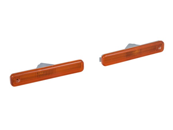 2x Seitenblinker für PORSCHE 928 Kotflügel Blinker VORNE Orange