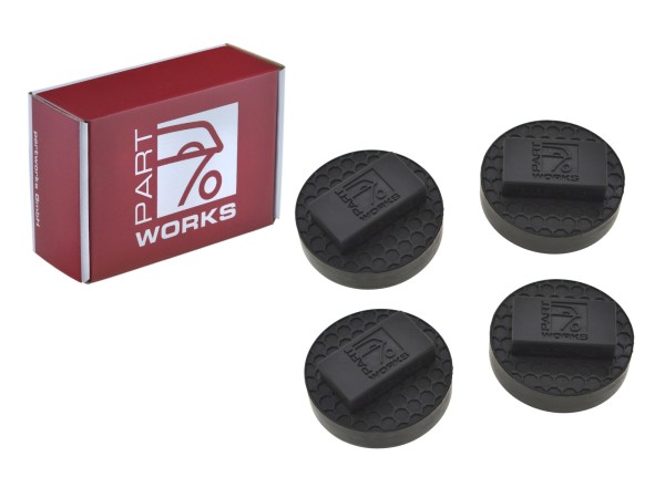 4x jack holder for BMW Mini rubber block pad
