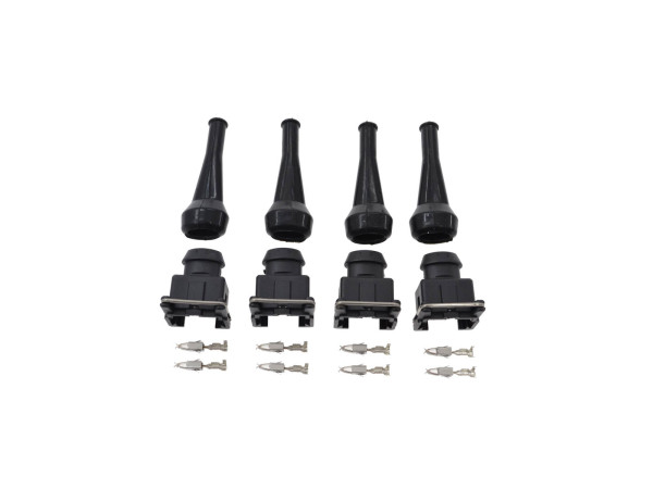 4x plug-injectoren voor BMW E32 5-serie E34 3-serie E36 316i 318i rubberen doorvoertule