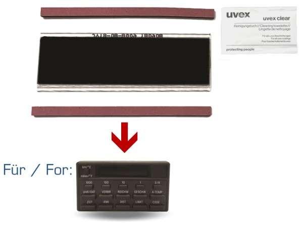 Display on-board computer for BMW E32 E34 BC4 4 Siemens BC repair 16 buttons