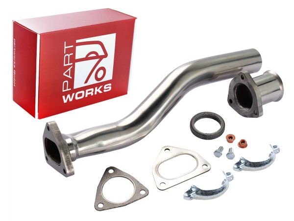 Exhaust pipe for PORSCHE 911 3.0 SC connecting pipe compensation pipe stainless steel