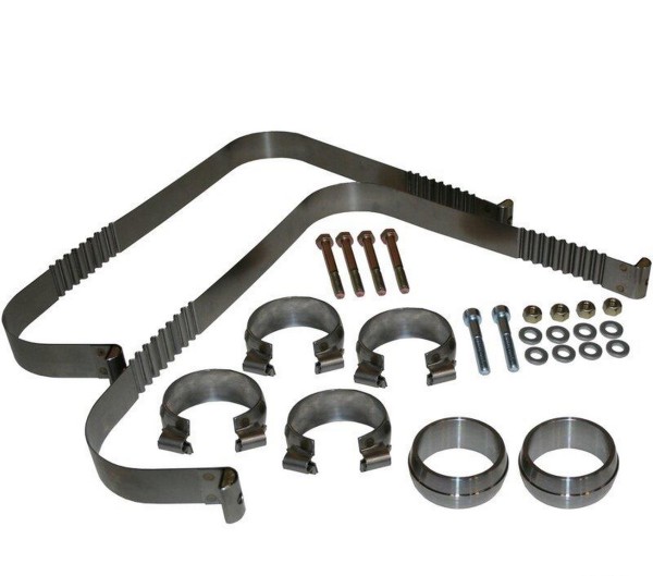 Kit de montagem de escape para silenciador PORSCHE 993 Carrera Gillet