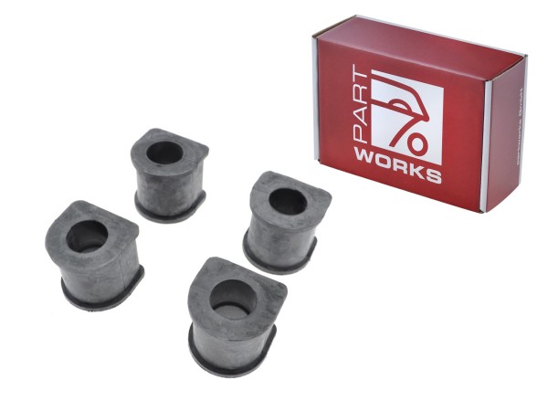 Rolamento estabilizador 4x 20mm para PORSCHE 911 G SC 930 Turbo -'86 montagem de borracha FRENTE