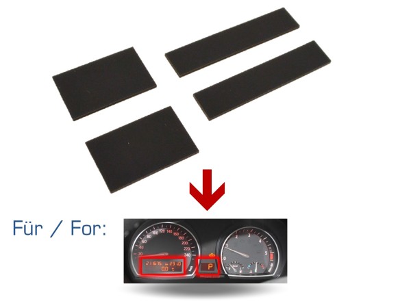 Tacho Display für BMW X3 E83 Kombiinstrument Pixelfehler + Leitgummis