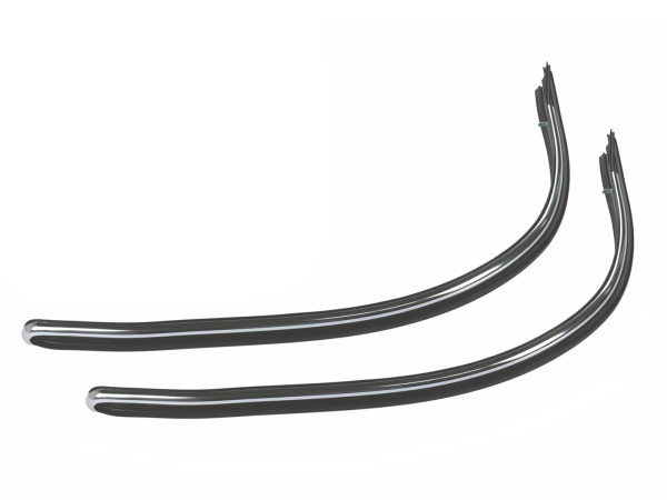 2x tiras de acabamento de pára-choques para PORSCHE 911 2.0 SWB 912 REAR NARROW