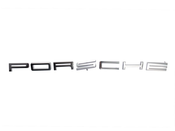 Schriftzug ORIGINAL PORSCHE 911 F 912 bis -'69 "Porsche" CHROM
